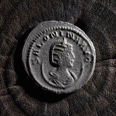 【良泉】【元旦直播场】1月1日晚19.30点开拍！208组西方古代钱币、日本朝鲜花钱 - 公元255-258年【古罗马】加里恩努斯的皇后——萨洛妮娜，背金星（爱与美）女神维纳斯，铭文VENVS AVG，安敦尼银铜币，3.5克