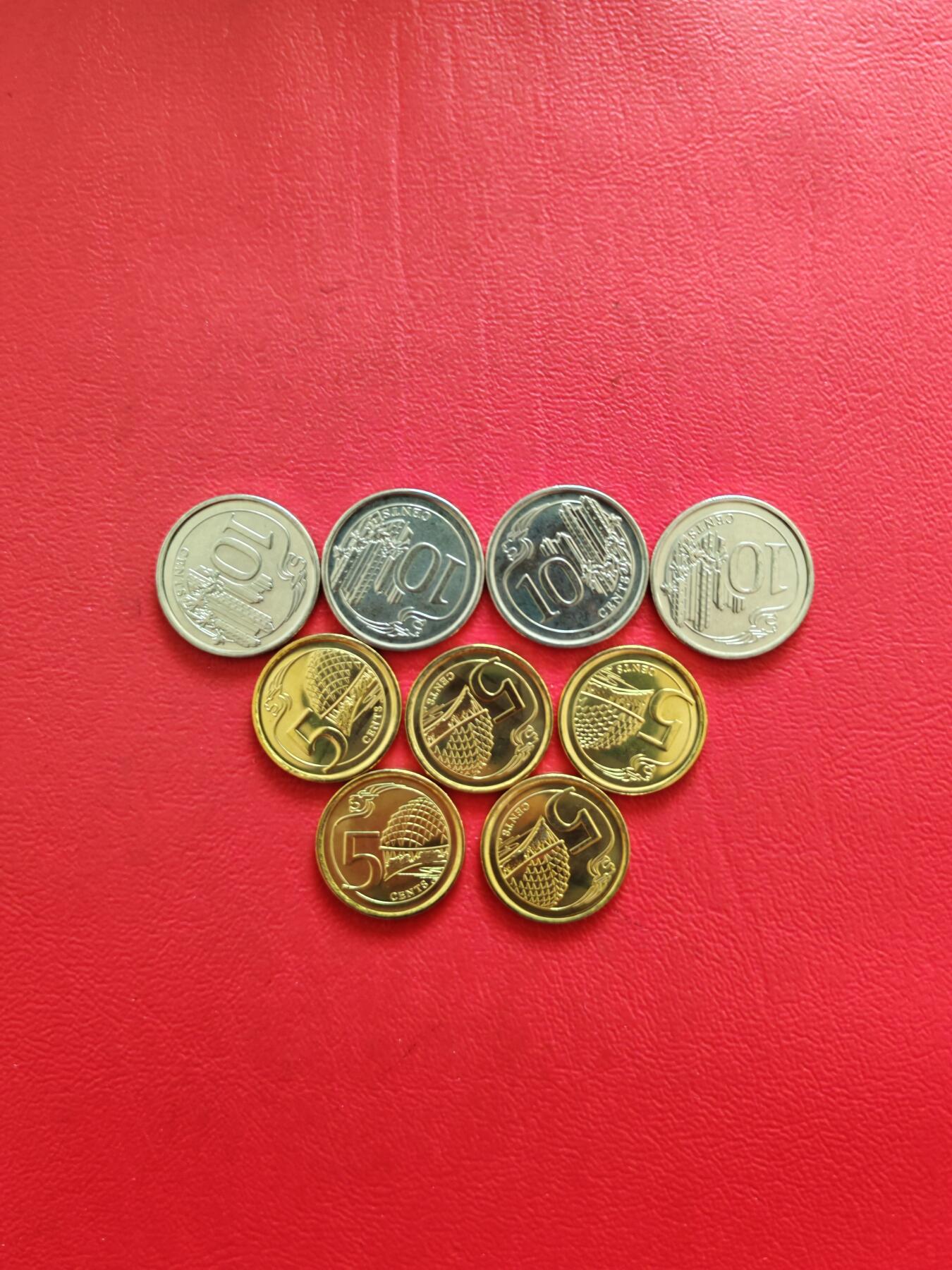 【云涧收藏】第八十三场 新加坡2013年首发卷拆5、10分9枚