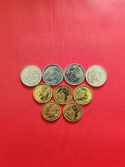 【云涧收藏】第八十三场 - 新加坡2013年首发卷拆5、10分9枚