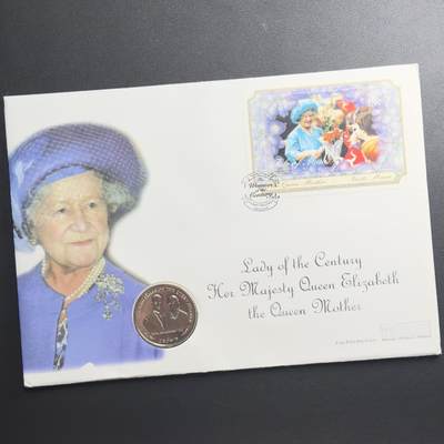 ＜小葵钱铺＞第67期·克朗币·银币场·满200包邮，不寄存·12月15日发货 - 〈邮币封〉马恩岛1999年王太后生平·1923年皇室订婚1克朗纪念币