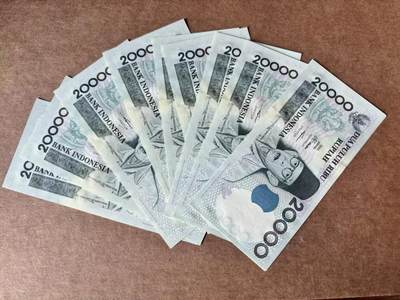 【Blue Auction】世界纸币精拍第762期——18级TOP拍卖/信誉/品质/专业/高效💫 -  【一组10张】印尼 1998年20000卢比 全新UNC