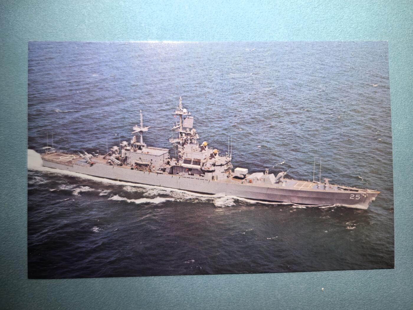 盛世勋华——号角文化勋章邮票专场拍卖第293期 美国冷战时期军舰专题明信片 班布里奇号核动力导弹驱逐舰