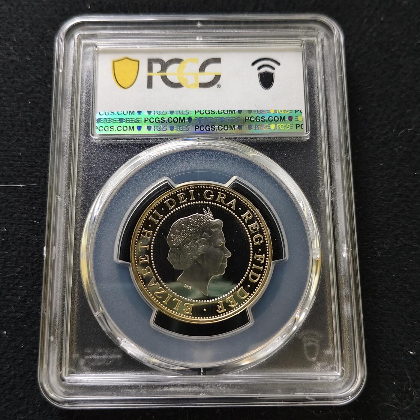 【全场包邮】纯粹捡漏拍487场（免费代拍第24场） 【收藏级】英国2009年2镑机械时代双金属精制币-PCGS PR68 DCAM（更高分仅5枚）