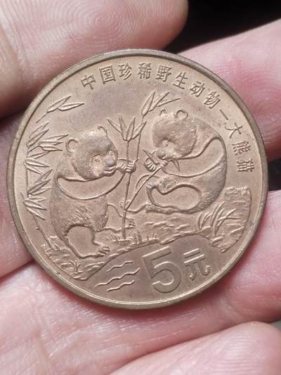 硬币 纪念币 评级币专场 - 1993年 中国珍稀野生动物——大熊猫。