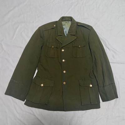 【第叁場】近代勋奖章徽章服饰杂项专场 - 抗战胜利—杜聿明同款初代翻领军常服-肩宽约48cm 袖长63cm 平铺胸围约102cm