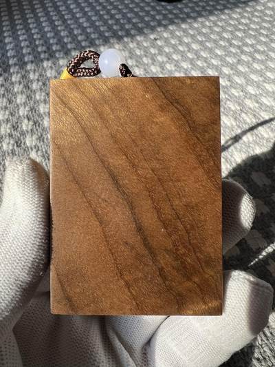 零元拍：NO.3金丝楠牌子，香喷喷的小金砖，金光闪闪，64.5/46/12.5MM - 零元拍：NO.3金丝楠牌子，香喷喷的小金砖，金光闪闪，64.5/46/12.5MM