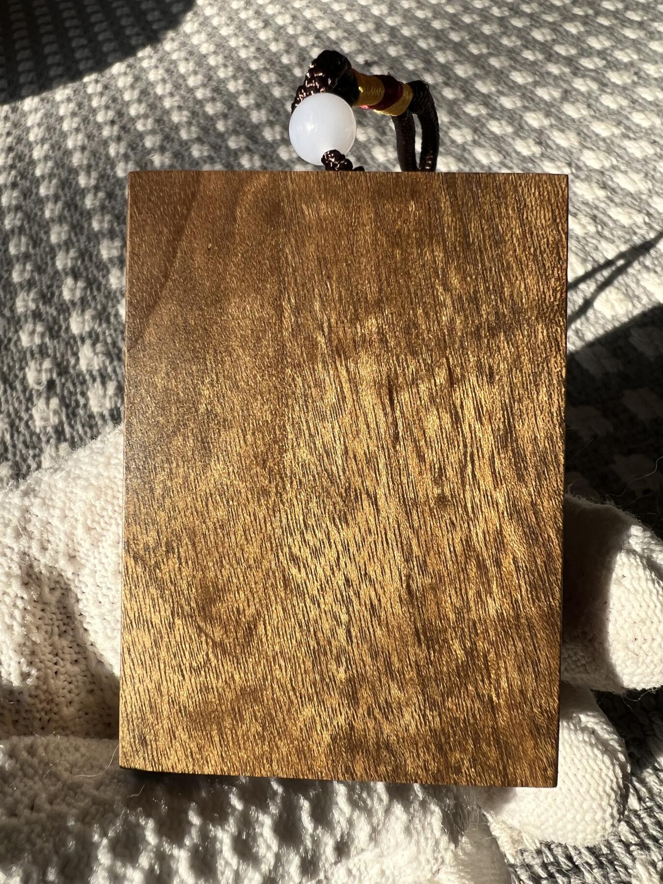 零元拍：NO.6 金丝楠牌子，香喷喷的小金砖，金光闪闪，66/48/13MM