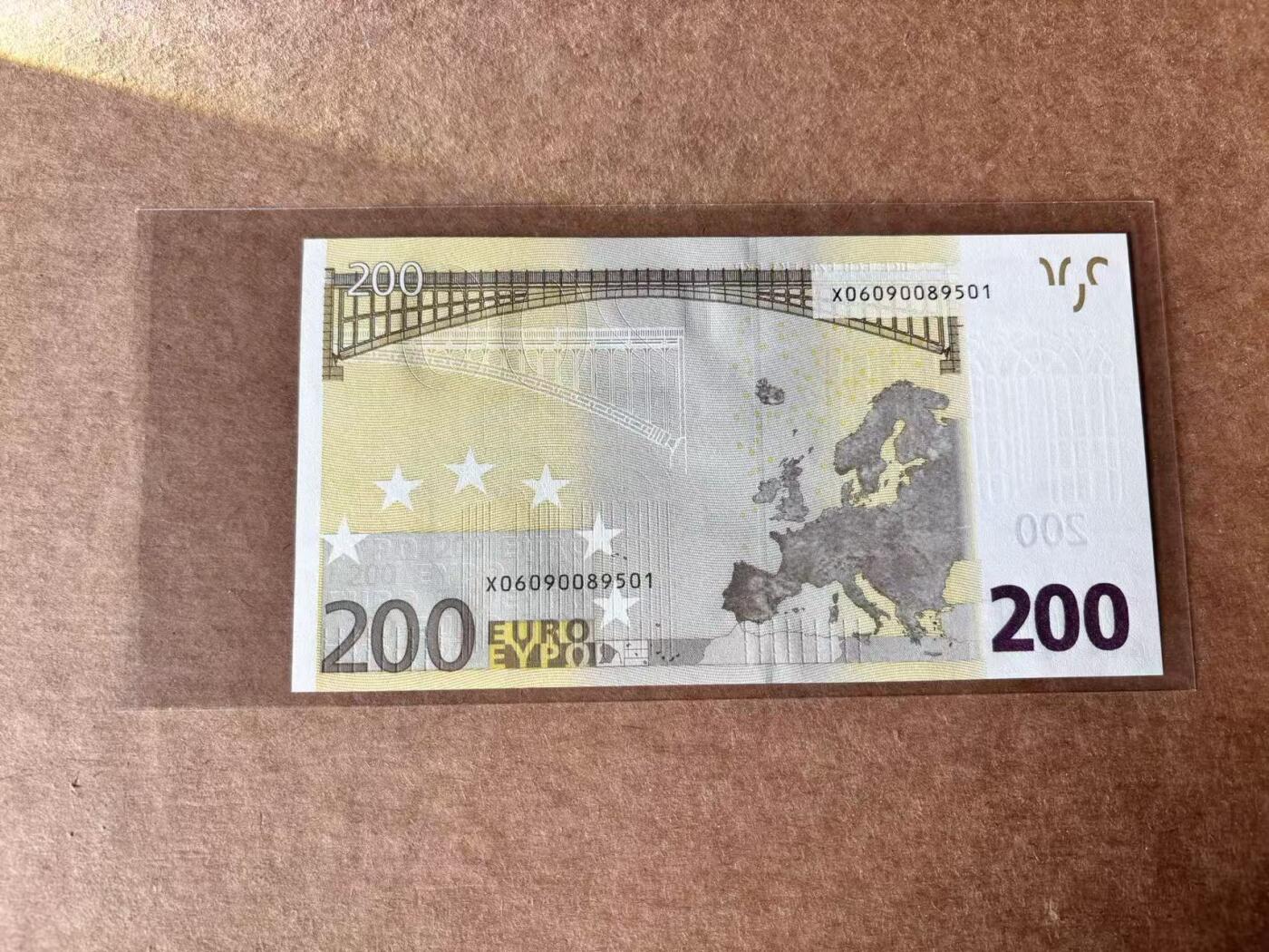 【Blue Auction】世界纸币精拍第762期——18级TOP拍卖/信誉/品质/专业/高效💫 【无47】欧盟 2002年200欧元 全新UNC