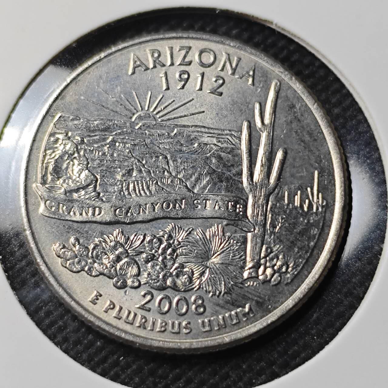 KK钱币收藏小铺 第379期  2月预留时间 周末发货  美国25分纪念币