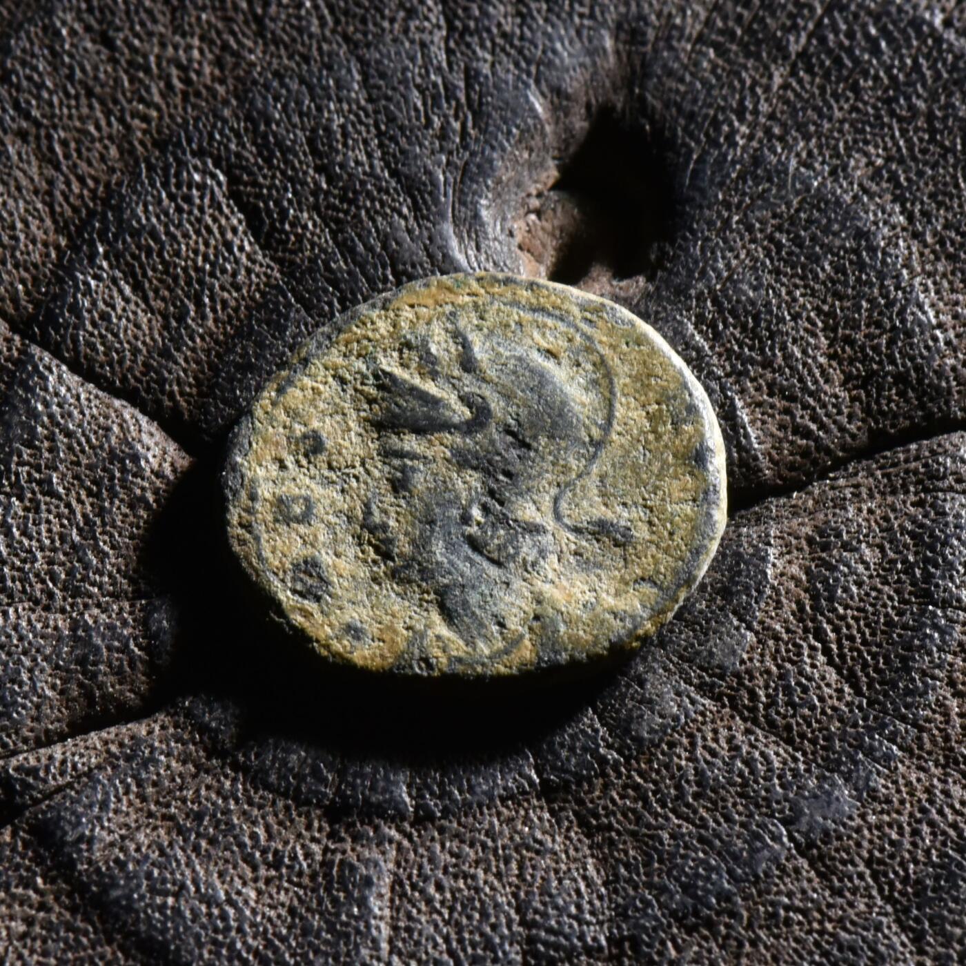 【良泉】【元旦直播场】1月1日晚19.30点开拍！208组西方古代钱币、日本朝鲜花钱 公元330-340年【古罗马】君士坦丁大帝“母狼育婴”铜币，君士坦丁堡迁都纪念，1.45克