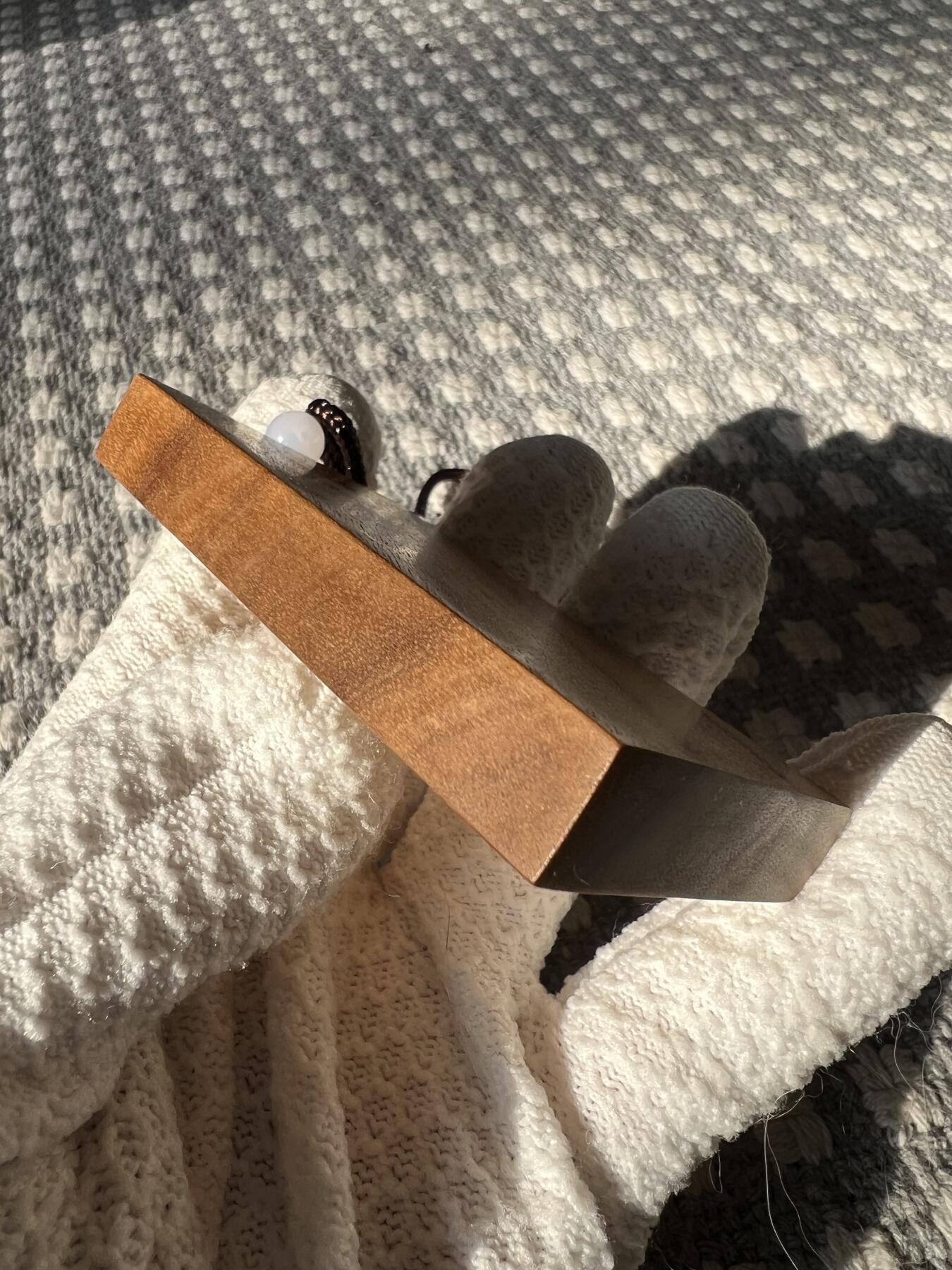 零元拍：NO.8 金丝楠牌子，香喷喷的小金砖，金光闪闪，72.5/51/11.5MM