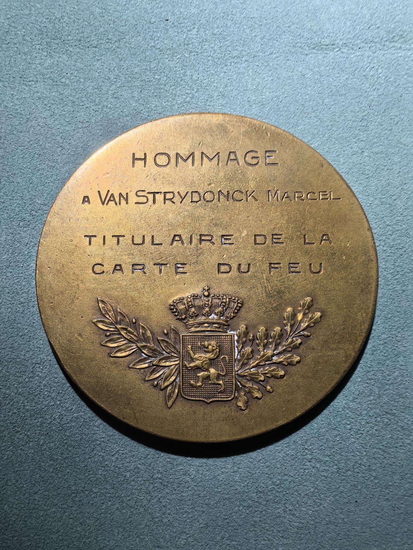 盛世勋华——号角文化勋章邮票专场拍卖第293期 比利时一战亚希尔战役纪念铜章 授予战役参与者