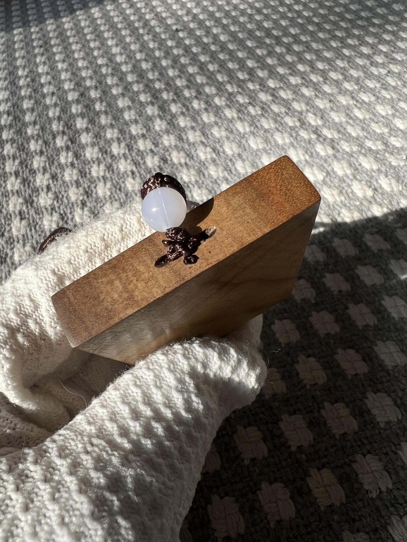 零元拍：NO.8 金丝楠牌子，香喷喷的小金砖，金光闪闪，72.5/51/11.5MM