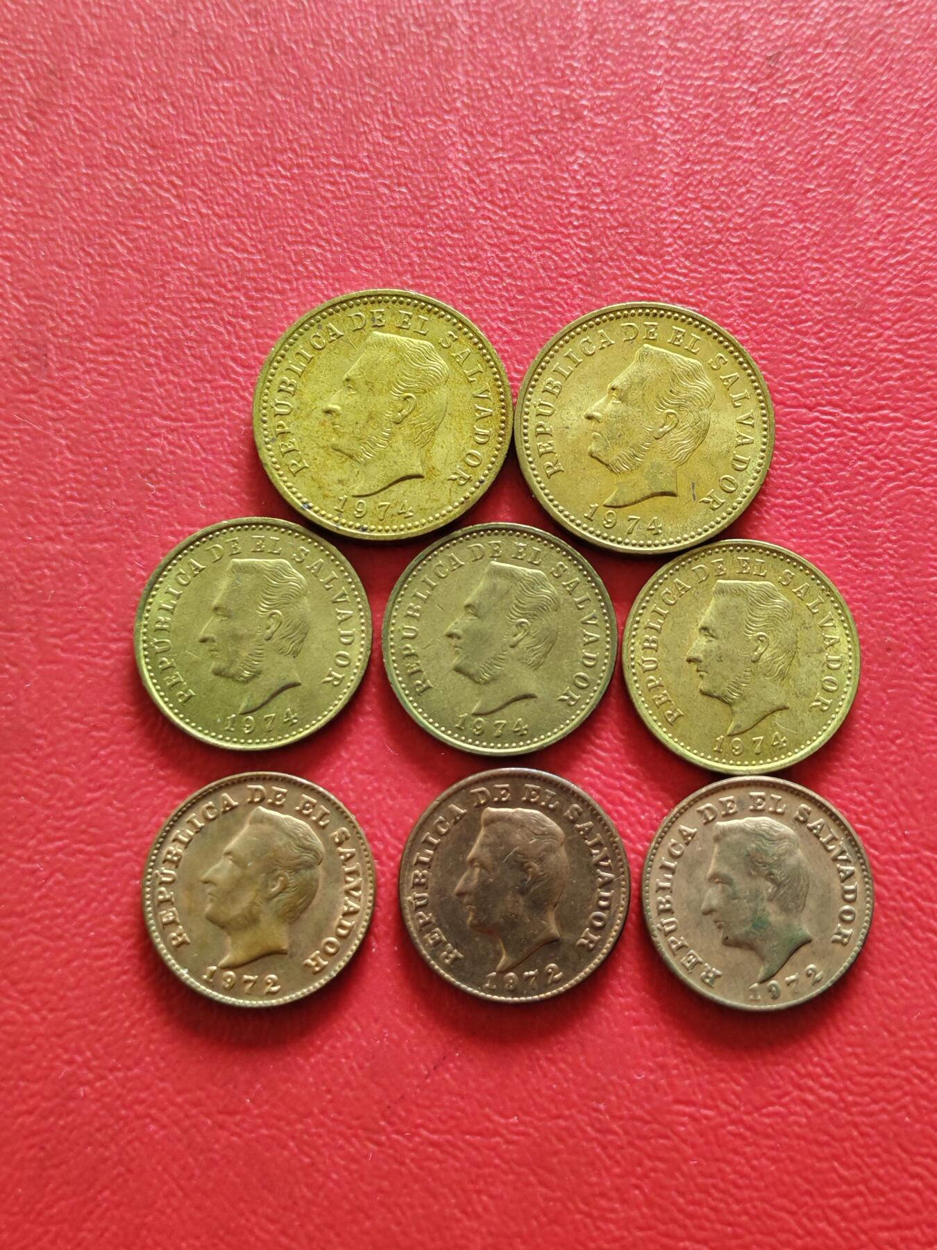 【云涧收藏】第八十三场 萨尔瓦多1972/74年8枚