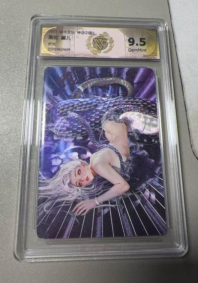 秋萤阁第37期 (12月13日周六晚上20点截拍，欢迎竞拍)  - 焱卡神话中国 黑蛇 罐儿 折光 9.5