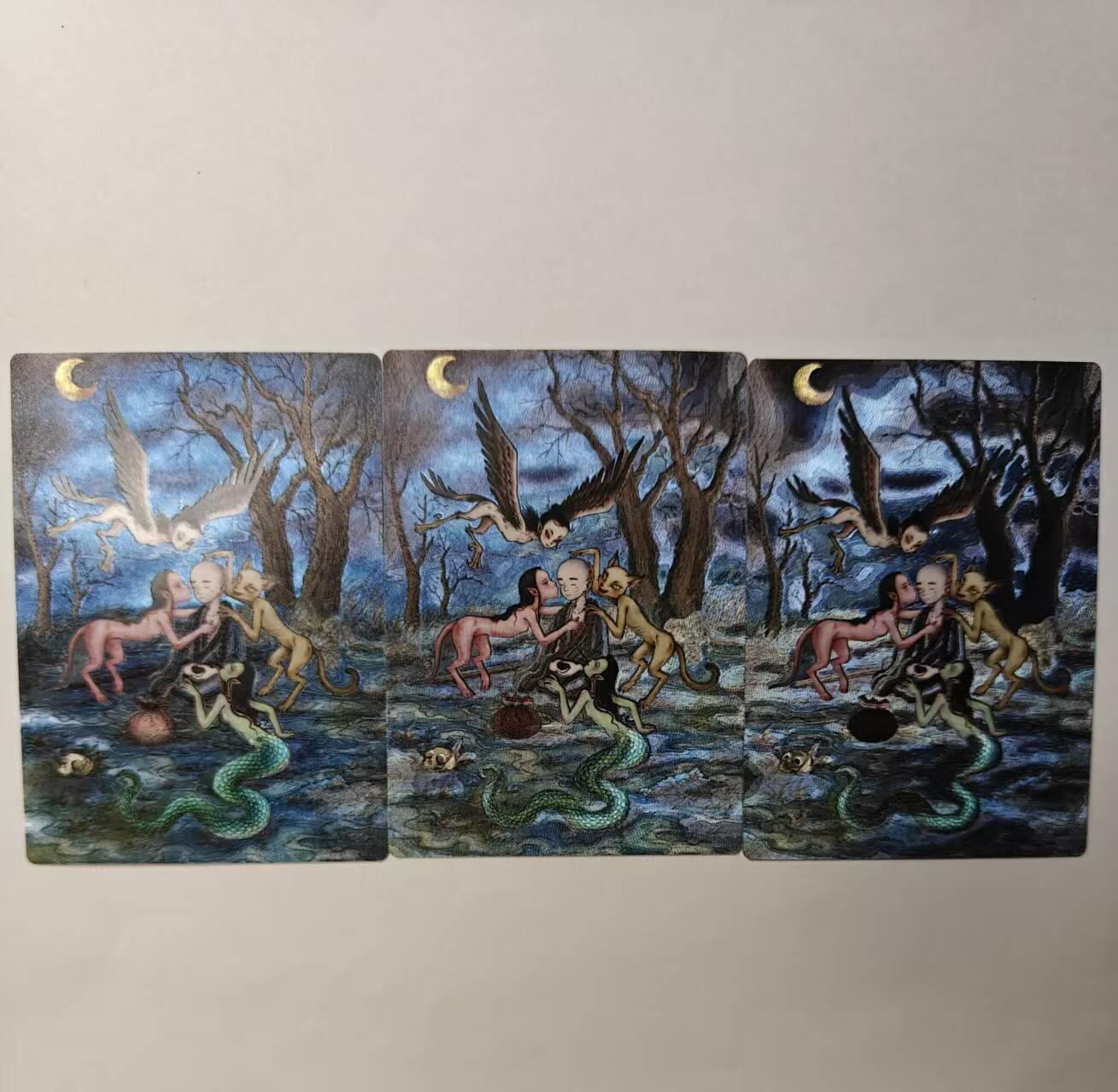 龙虎卡牌六七场 （无佣金，周六结拍，欢迎送拍） 粗闪3张 昆仑万象 项维仁新绘三国五虎将 刘伟-聊斋画中仙