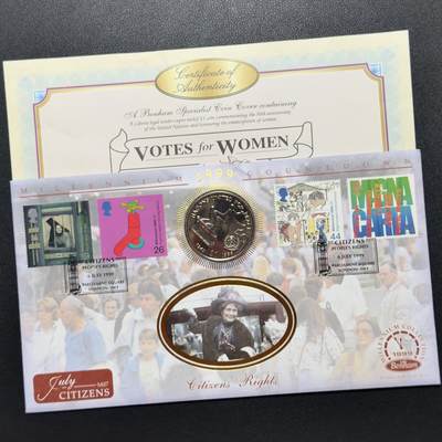 ＜小葵钱铺＞第67期·克朗币·银币场·满200包邮，不寄存·12月15日发货 - 〈邮币封〉利比里亚1995年联合国成立50周年1元克朗型纪念币