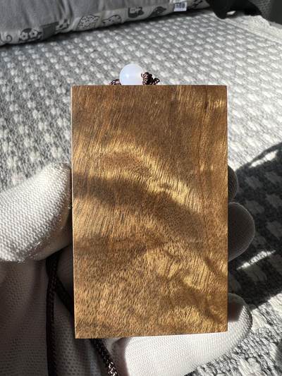 零元拍：NO.7 金丝楠牌子，香喷喷的小金砖，金光闪闪，73.5/45.5.5/13MM - 零元拍：NO.7 金丝楠牌子，香喷喷的小金砖，金光闪闪，73.5/45.5.5/13MM