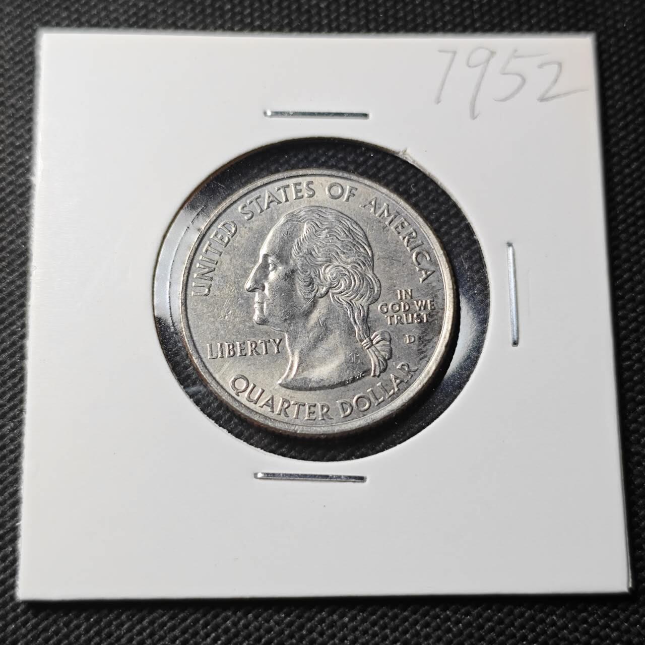 KK钱币收藏小铺 第379期  2月预留时间 周末发货  美国25分纪念币