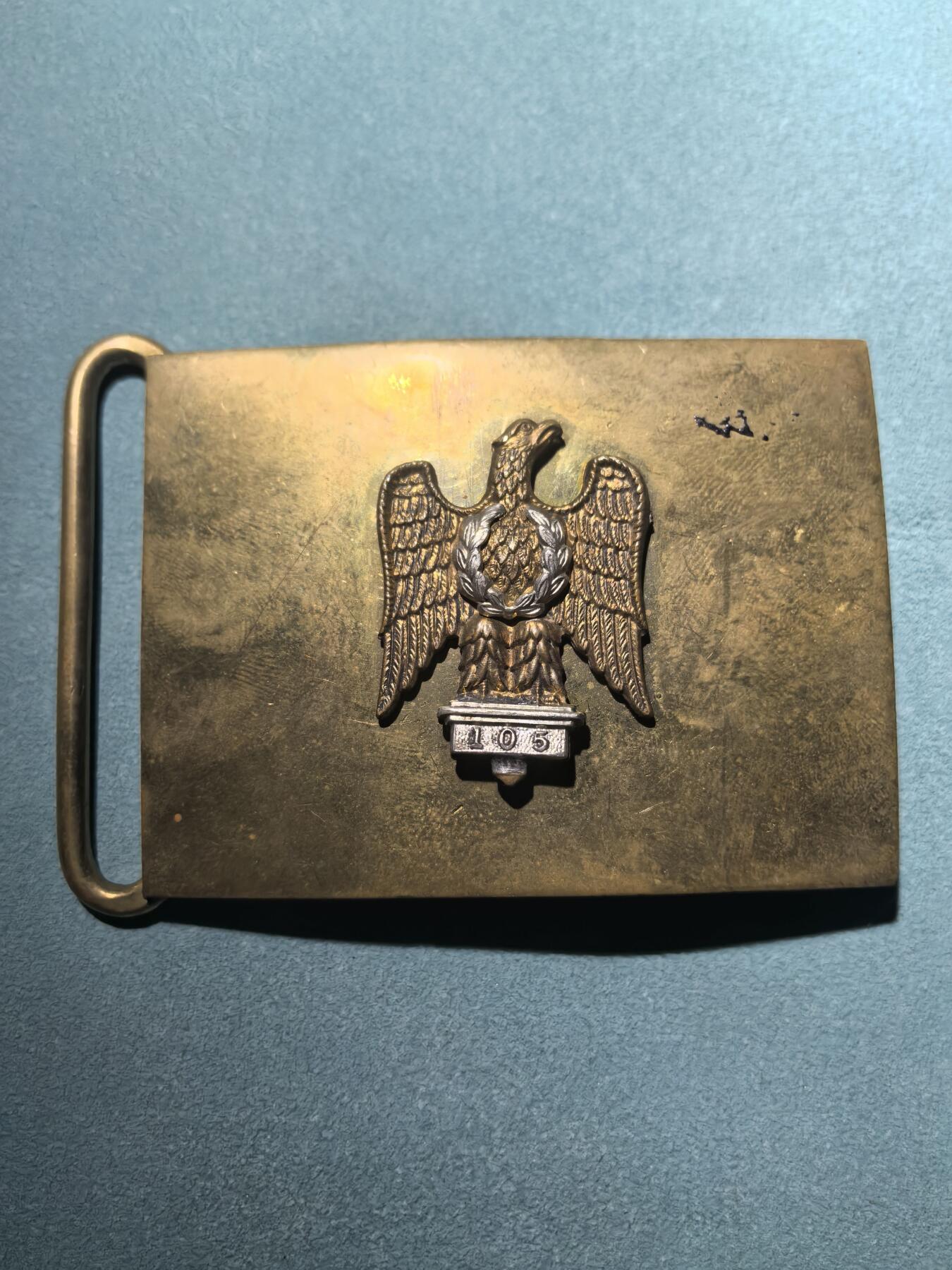 盛世勋华——号角文化勋章邮票专场拍卖第293期 英国一战时期第1皇家龙骑兵团皮带扣 少见 铜质