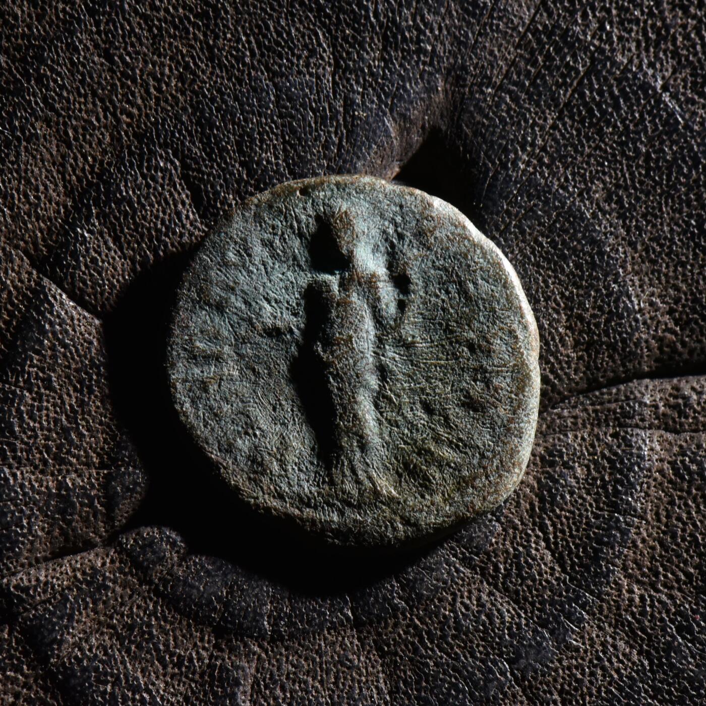 【良泉】【元旦直播场】1月1日晚19.30点开拍！208组西方古代钱币、日本朝鲜花钱 【罕见边境币】公元138-161年【古罗马】安东尼·庇护，2.86克