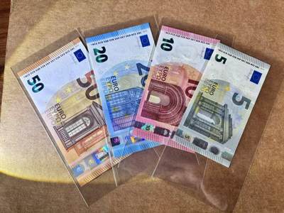 【Blue Auction】世界纸币精拍第762期——18级TOP拍卖/信誉/品质/专业/高效💫 - 【一组4张 含无47】欧盟 2013-17年5-50欧元 全新UNC