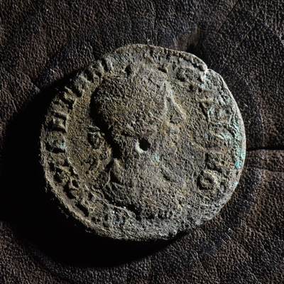 【良泉】【元旦直播场】1月1日晚19.30点开拍！208组西方古代钱币、日本朝鲜花钱 - 公元198-217年【古罗马·行省】色雷斯 奥德苏斯城（今保加利亚瓦尔纳） 【暴君】卡拉卡拉，背“奥德苏斯伟大神”四阿萨雷斯铜币，7.85克