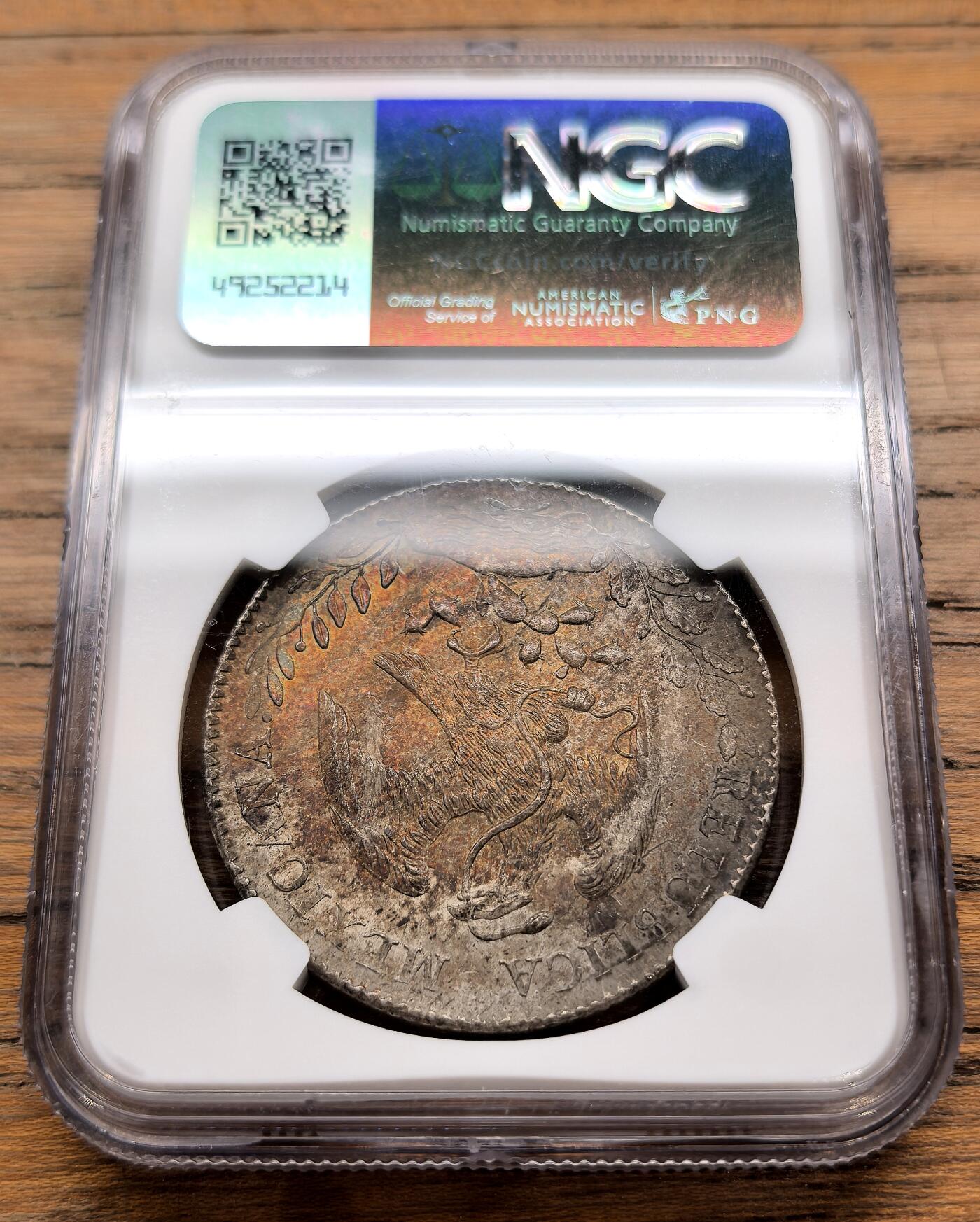 凡希社世界钱币微拍月度大拍（2025/12） 1897ZS墨西哥花边鹰洋NGC-MS61