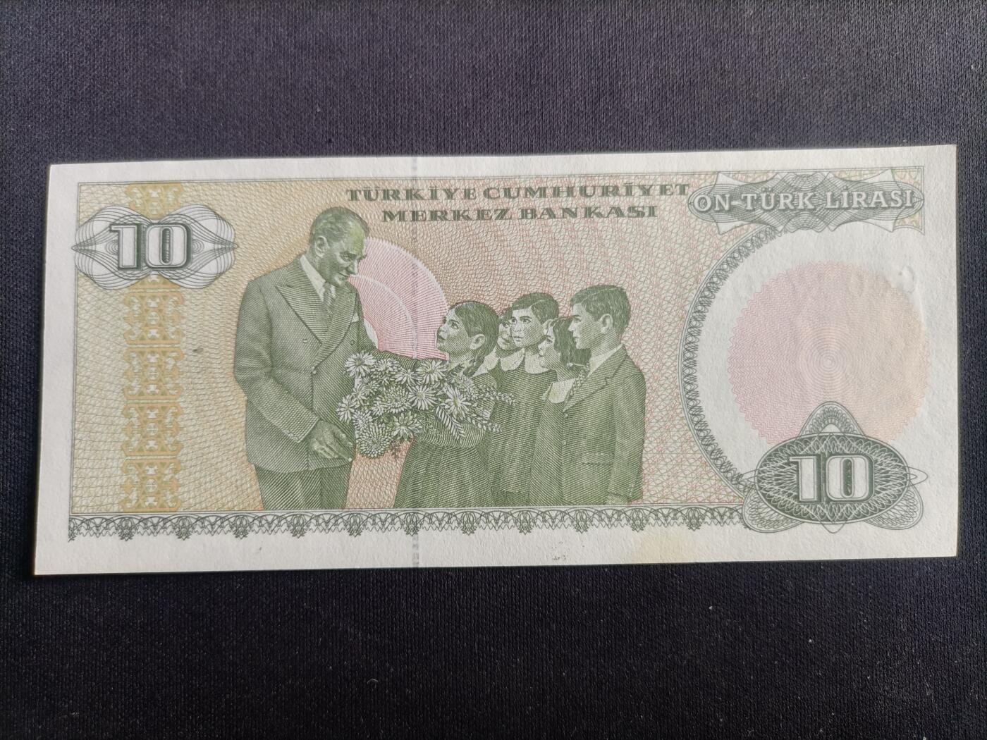 【游宝拍卖】乙巳蛇年94期 周六集拍 土耳其-10里拉【二版 全新UNC-】