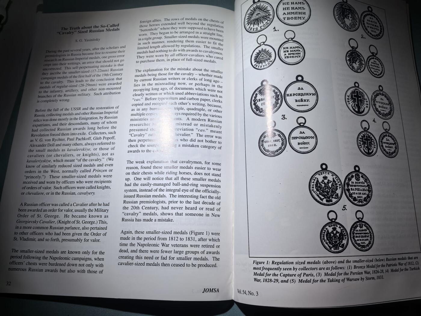 盛世勋华——号角文化勋章邮票专场拍卖第293期 美国勋章学会会刊 第54卷第3期 2003年5/6月刊 44页
