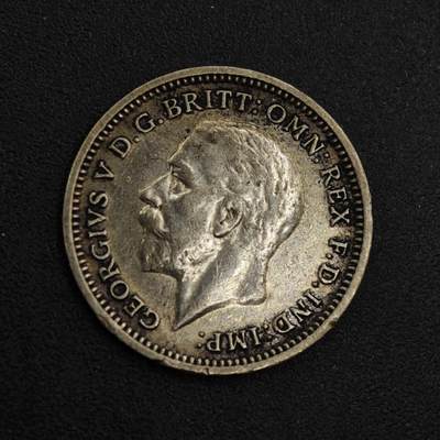 【淘币小摊】实时拍第八百二十六拍   散币场   满百包邮可预留二周 每周一统一发货   - 英国1936年乔治五世3便士银币