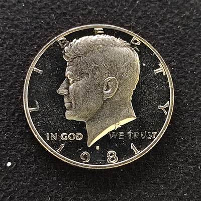 【全场包邮】纯粹捡漏拍486场（免费代拍第23场） - 美国1981年S版肯尼迪50分精制币