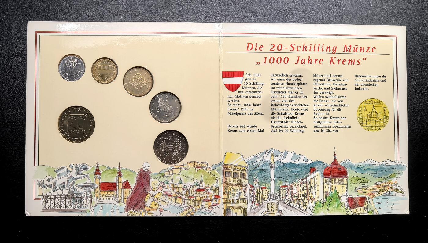 凡希社世界钱币微拍月度大拍（2025/12） 1995奥地利MINT SET原厂卡装