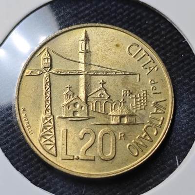 KK钱币收藏小铺 第379期  2月预留时间 周末发货 - 梵蒂冈 20里拉