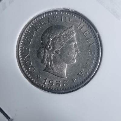 沼泽如烟--第930场 - 瑞士1958年5分