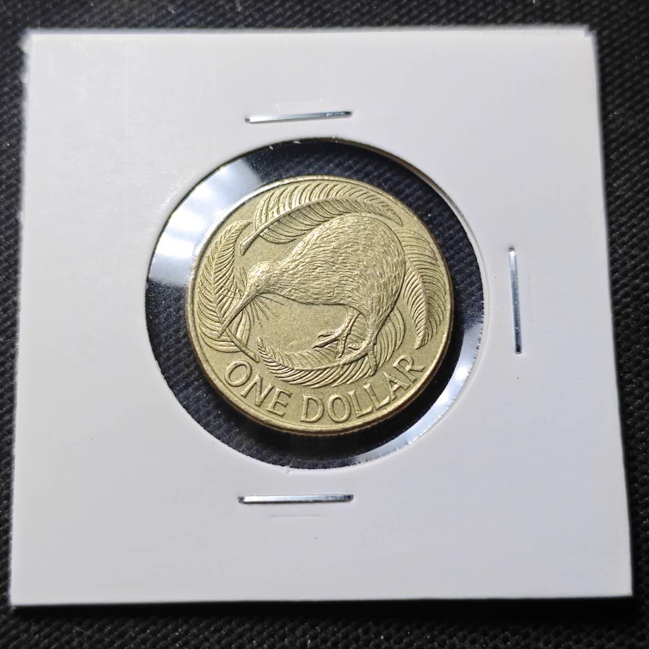 KK钱币收藏小铺 第379期  2月预留时间 周末发货  新西兰1元