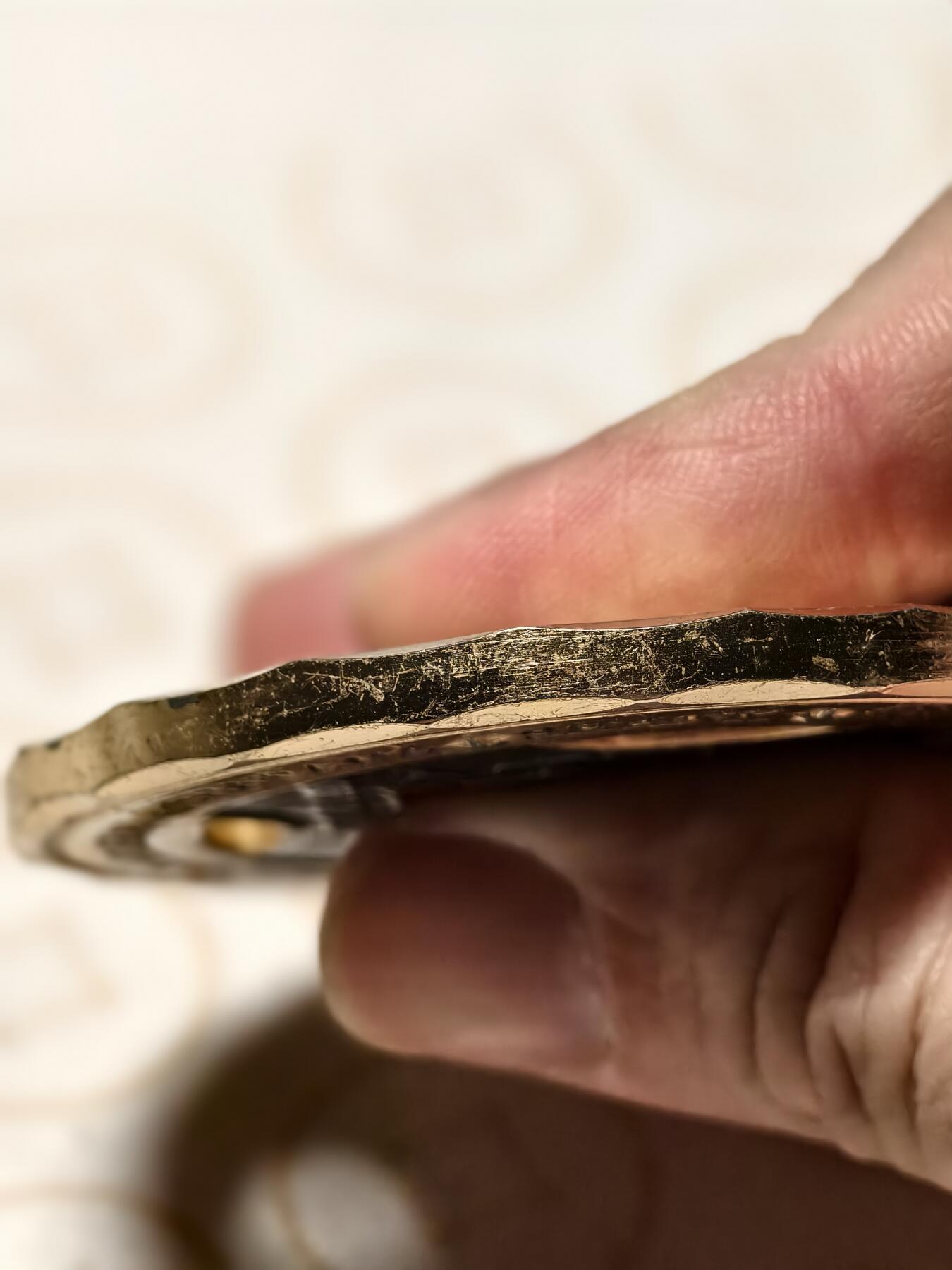 抚柳草堂-首期章牌钱币 限时免佣 满百包邮 放漏专场 美国军事警察 大型金属纪念章直接63mm重103.4g