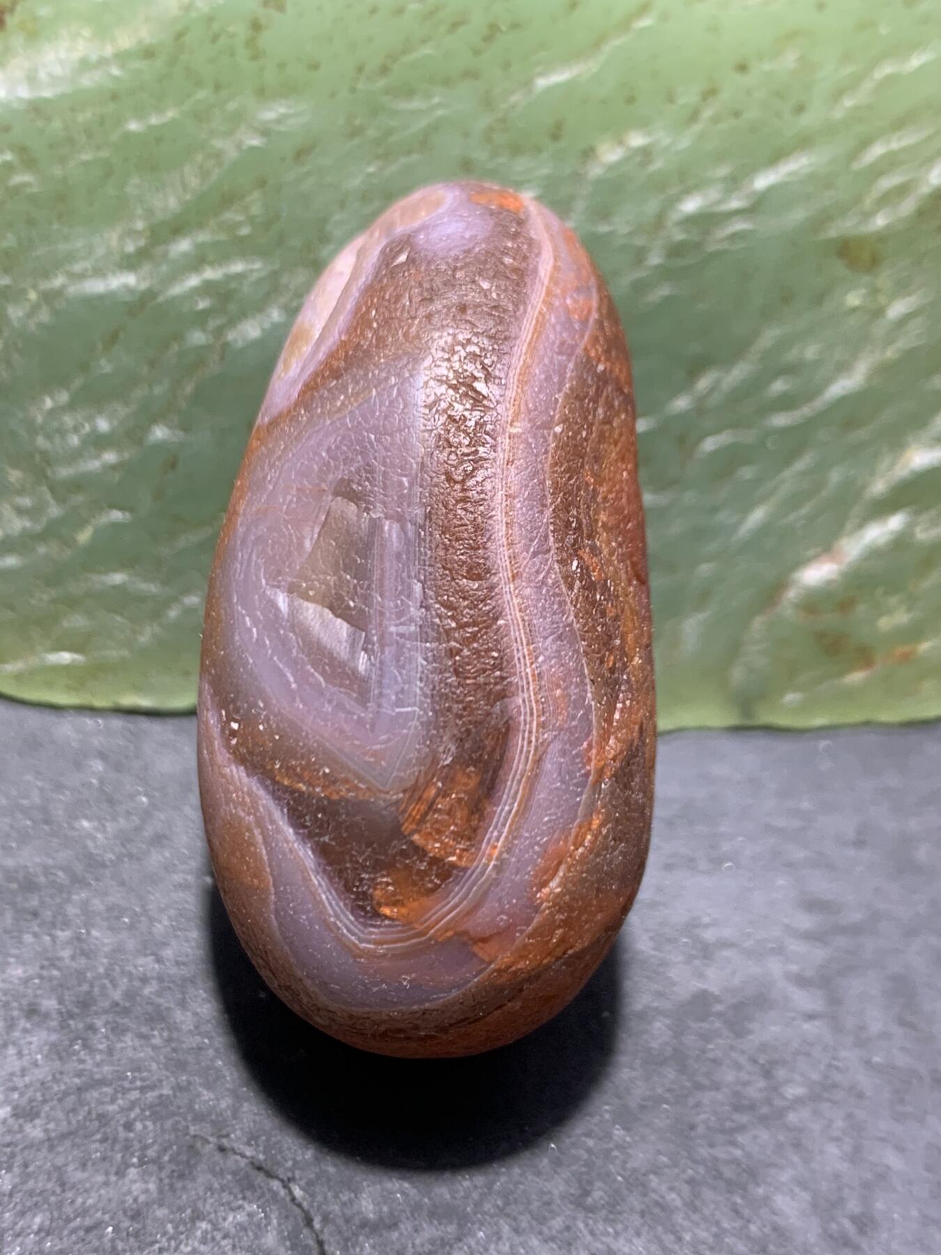 精美冰飘荔枝冻飘红川料水冲籽南红玛瑙原石一颗