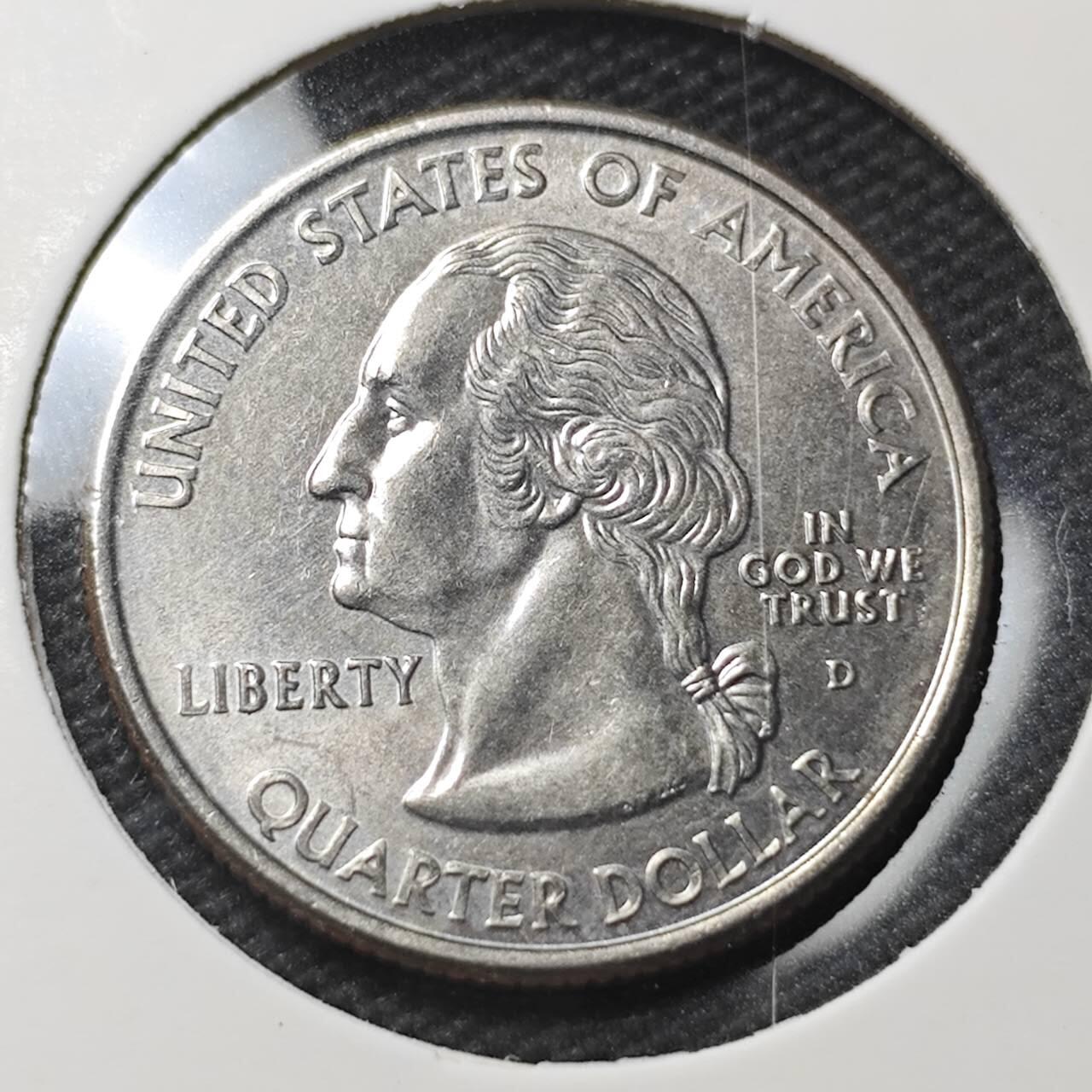 KK钱币收藏小铺 第379期  2月预留时间 周末发货  美国25分纪念币