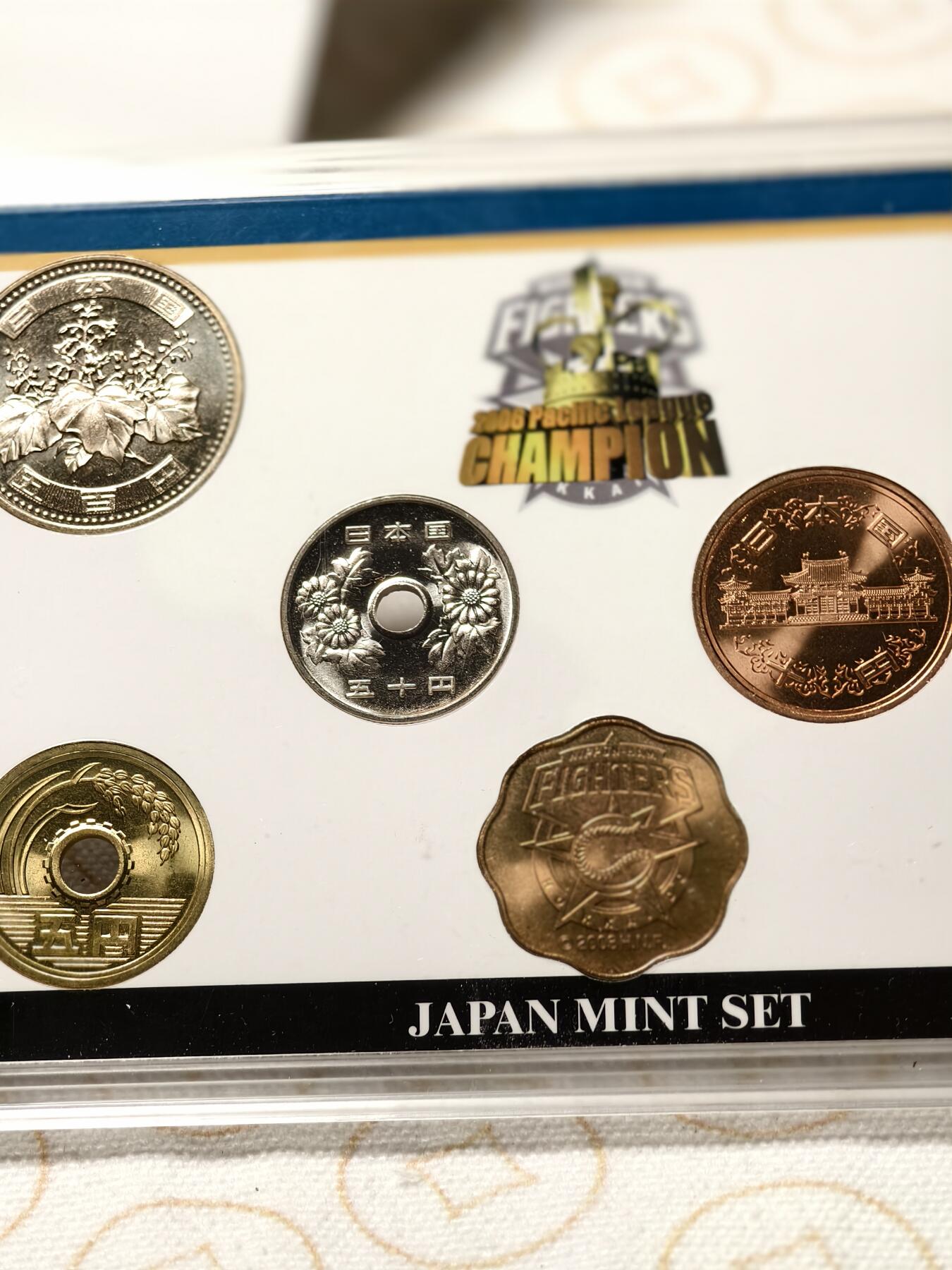 抚柳草堂-首期章牌钱币 限时免佣 满百包邮 放漏专场 2006年北海道日本火腿斗士棒球夺冠纪念币套装