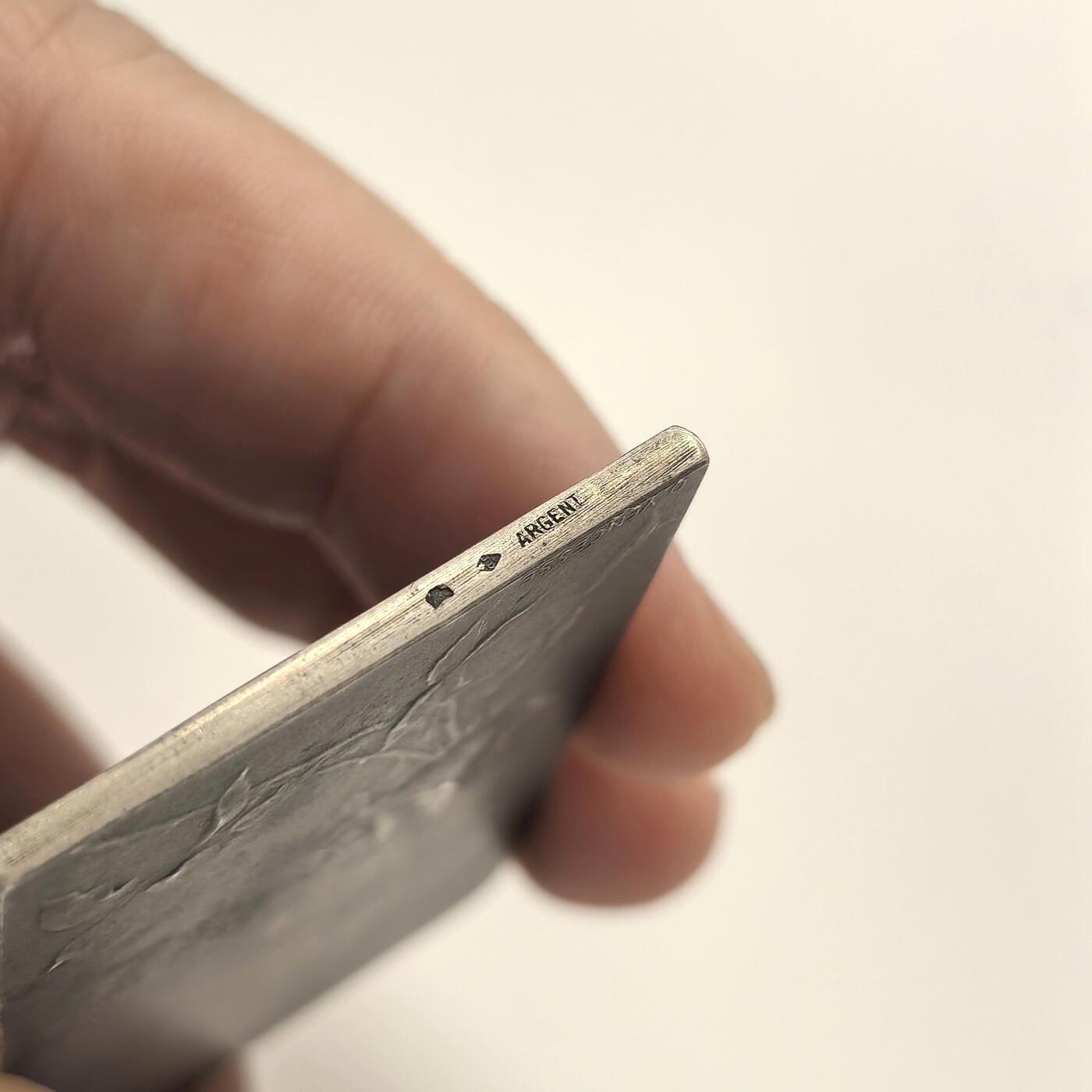 博洋堂世界钱币拍卖第151期（全场包邮） 朦胧刀 Yencesse银章，玫瑰女孩，55mm*33mm，重量41克，边铭ARGENT