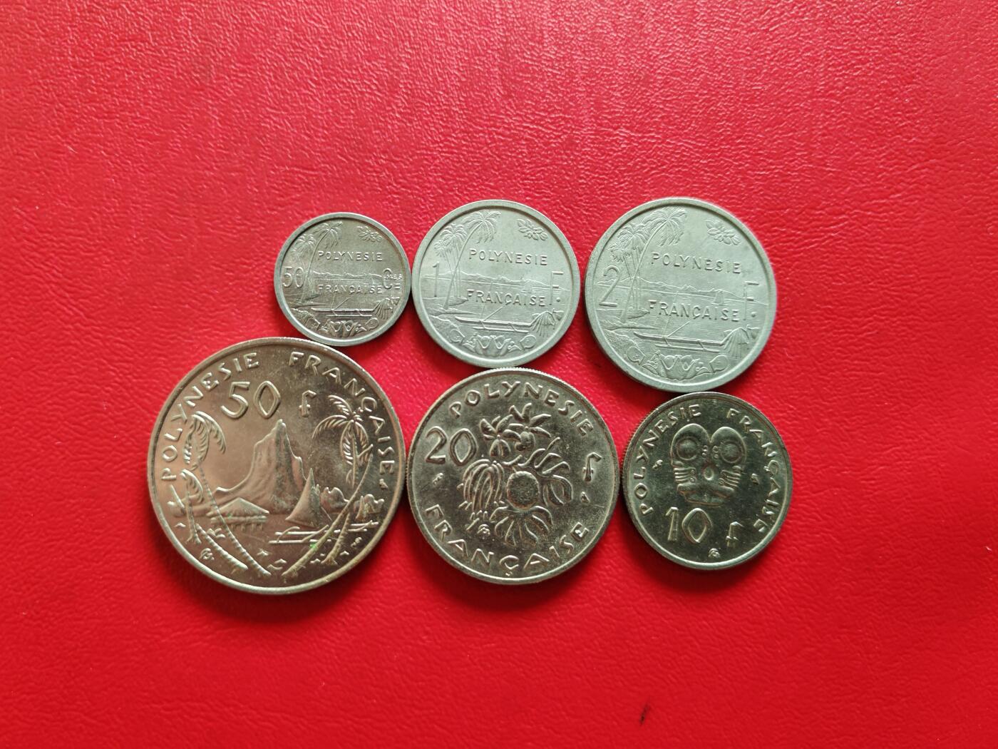 【云涧收藏】第八十三场 法属波利尼西亚1965/67年6枚