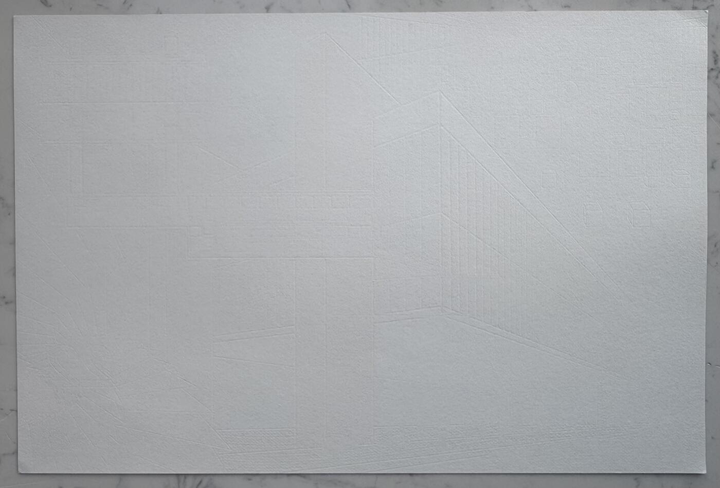 2025第27场（总第227期）：精品连体纪念券专场 瑞士SICPA 2022年“圣保罗艺术博物馆”超大尺寸单面深凹雕刻版新年贺卡册装UNC