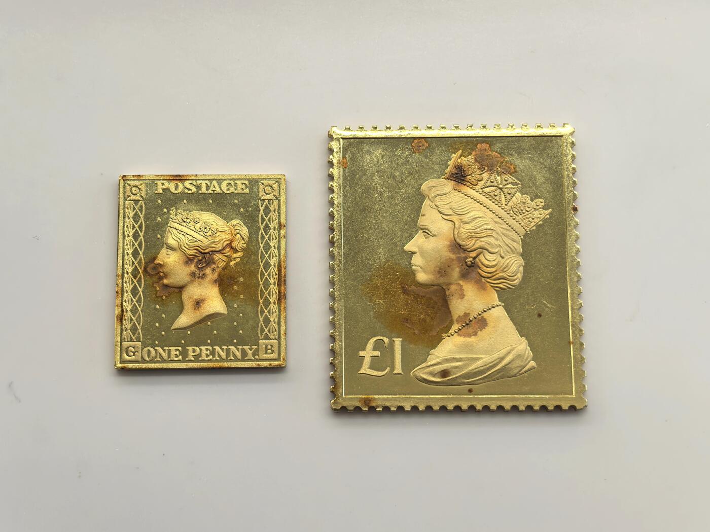 博洋堂世界钱币拍卖第151期（全场包邮） 英国1973年维多利亚女王和伊丽莎白女王金章 原盒证书（分别26克，12.5克，22K金，共35.3克纯金，今日金价34000）发行量仅3000套 此枚编号963