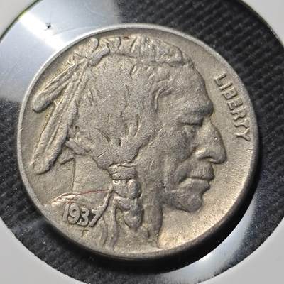 KK钱币收藏小铺 第379期  2月预留时间 周末发货 -  1937美国5分镍币