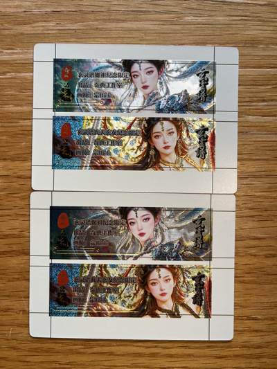 欢迎送拍、零成本上架，释放现金流，合理分配上拍卡品 - 【裸卡一对】粗闪卡标奇典工作室