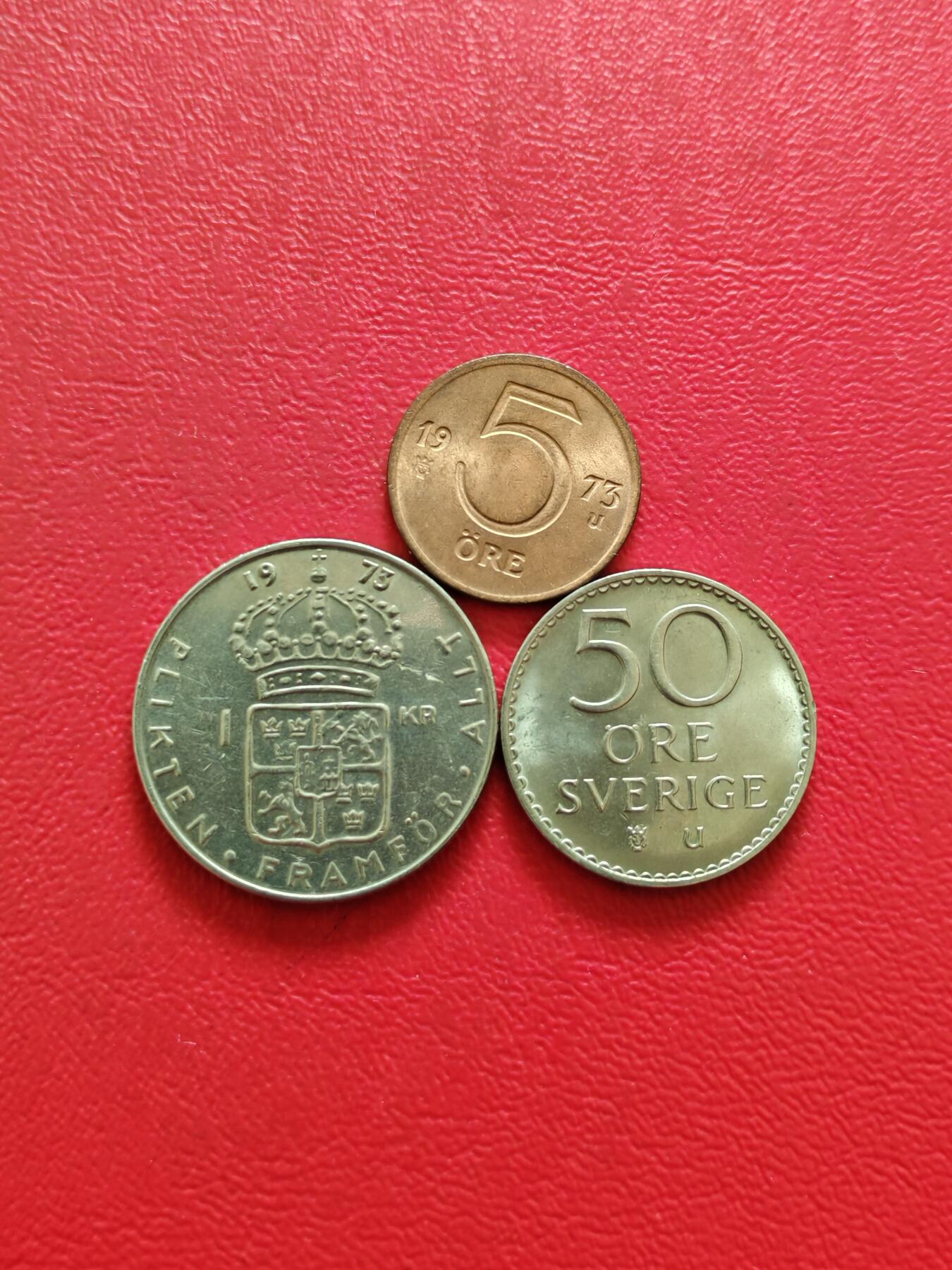 【云涧收藏】第八十三场 瑞典1973年3枚