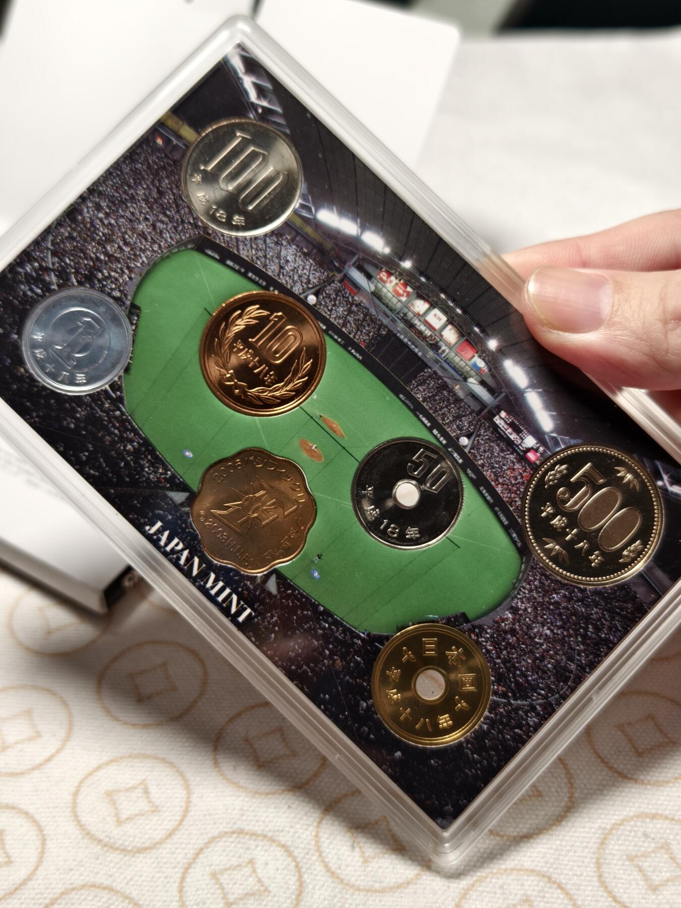 抚柳草堂-首期章牌钱币 限时免佣 满百包邮 放漏专场 2006年北海道日本火腿斗士棒球夺冠纪念币套装