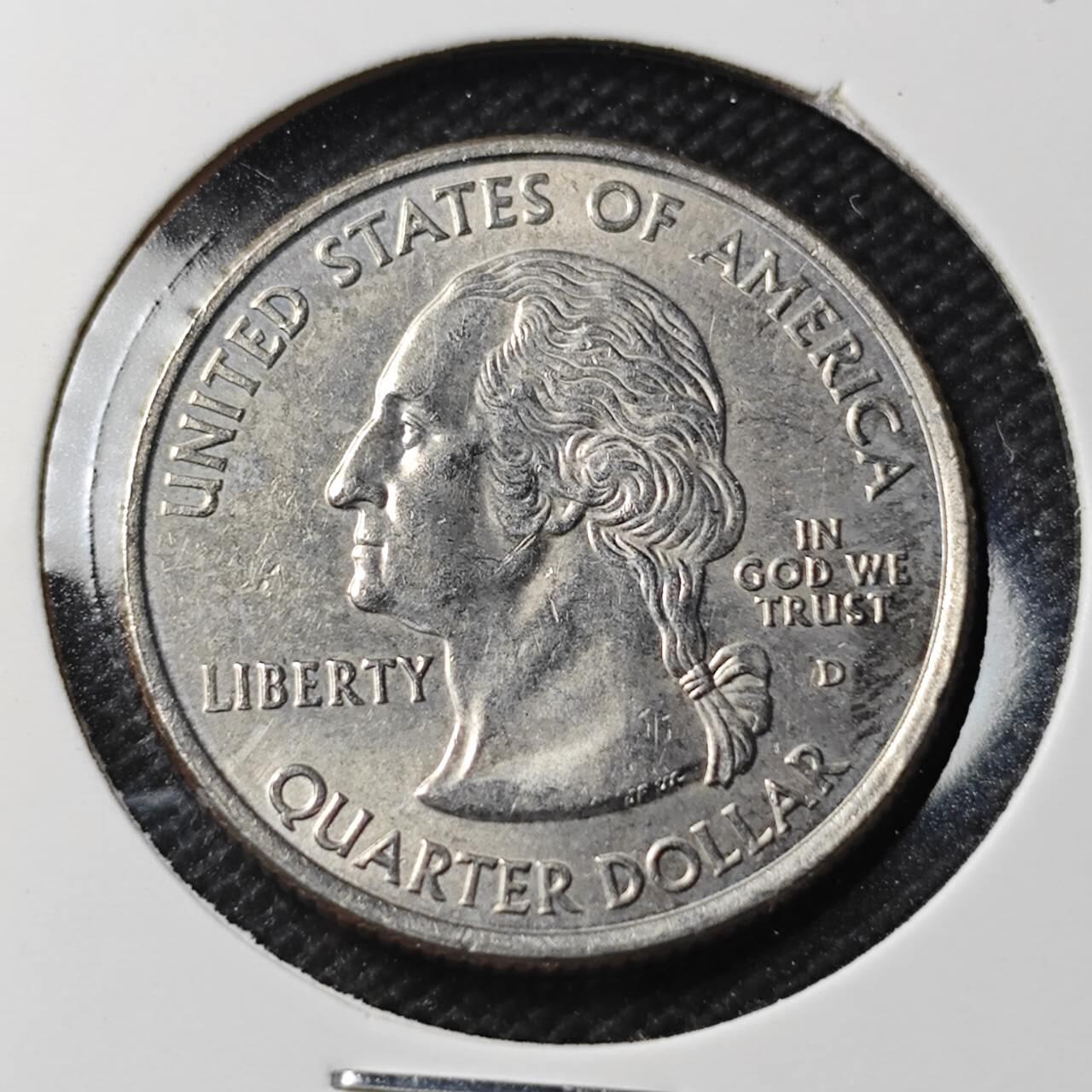 KK钱币收藏小铺 第379期  2月预留时间 周末发货  美国25分纪念币