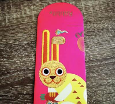 开心收藏拍卖，无佣金 - 2026年新款现货12生肖刺绣红包高档喜庆红包烫金红包 ，兔